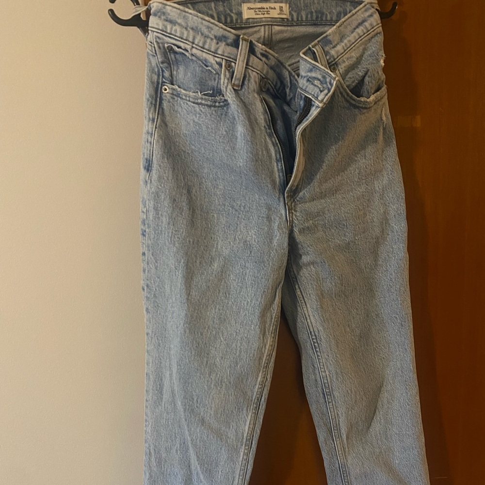 Abercrombie & Fitch Light Blue High Rise Jeans